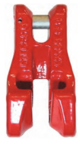 Verkürzungsklaue ohne Sicherung GK8 7/8-8, ROT LACK., 36/VE - CX08