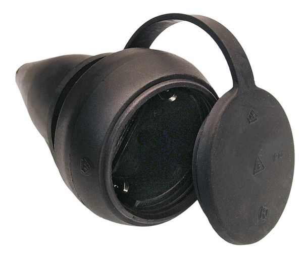 AS Schwabe Vollgummi-Kupplung mit Schutzkappe 230V/16A