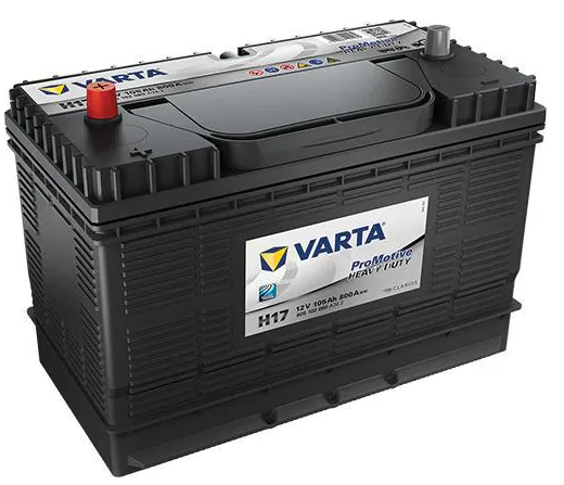 Batterie 12V-105Ah VARTA Promotive Heavy Duty (24 Monate Garantie) gefüllt und geladen
