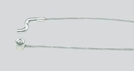 Bowdenzug Universal L=2,00m / Tonnennippel / Z-Haken Seildurchmesser= 1,9mm