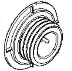 Ölpumpen Antrieb Schneckenrad Husqvarna 545 Mark II, 550 XP/XPG Mark II