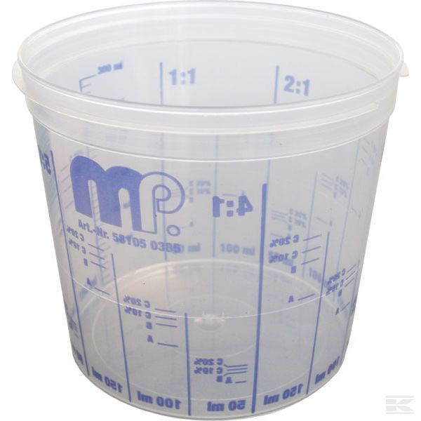 Mischbecher / Messbecher transparent 385 ml