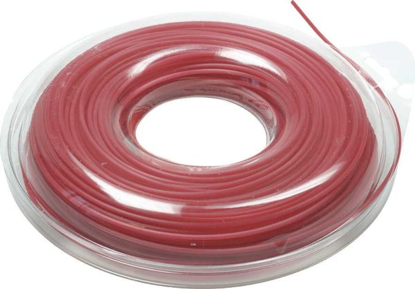 Mähfaden 2,4 mm / ca. 90 Meter Nylonfaden Flexline 4-kant mit Aluminiumpartikeln