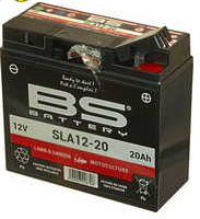 Batterie 12V-20Ah Abm.181x77x168 befüllt f. Alko, Dolmar, Honda, Stiga Rasentraktor